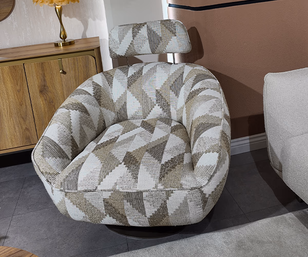 Fauteuil Club en tissu | article unique